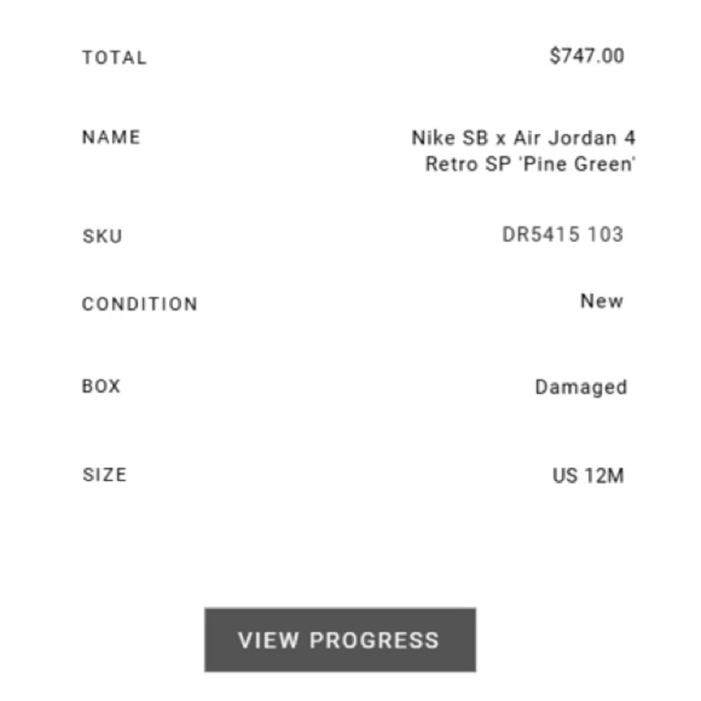 Jordan 4 Pine Green - Picture 6 of 6